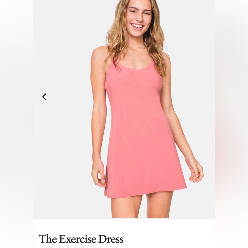 Outdoor Voices Pink Exercise Dress Size M - broken straps